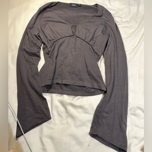 Mexx Charcoal Long Sleeve Women's Top